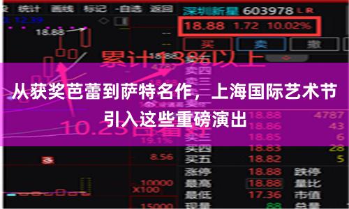 从获奖芭蕾到萨特名作，上海国际艺术节引入这些重磅演出