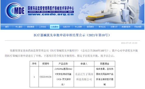 7月第5周新产品盘点 泛生子伴随诊断试剂盒获NMPA优先审批，医学诊断服务迎新突破